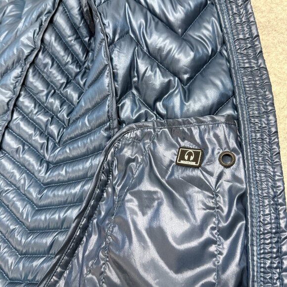 Calvin Klein‎ Packable Puffer Vest Women’s S Blue Down Filled Gorpcore Preppy - Picture 6 of 10